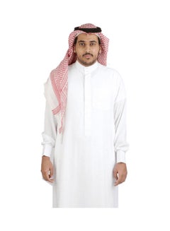 ثوب جلابية الدفة أبيض