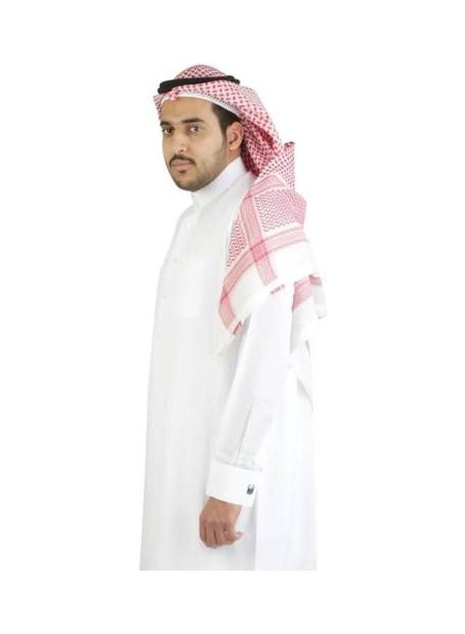 الدفة - ثوب جلابية الدفة أبيض - Image 1