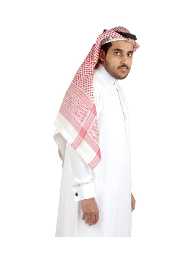 الدفة - ثوب جلابية الدفة أبيض - Image 1
