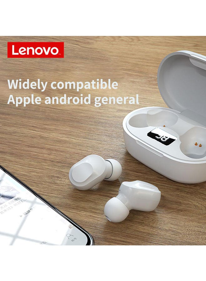 Lenovo XT91 TWS Bluetooth In-Ear Earbuds With Mic White - Image 3
