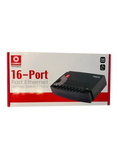16-Port Fast Ethernet Desktop Switch White