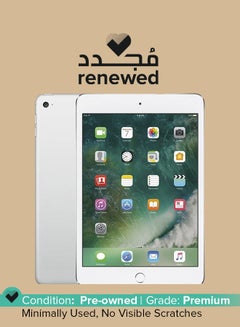 Apple Renewed - iPad Mini 4 (2018) 7.9-Inch, 2GB RAM, 32GB, Wi-Fi Silver  - Image 1