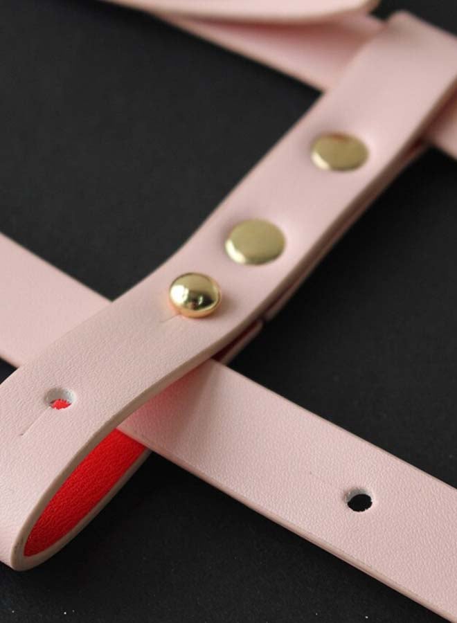 طقم حزام ورسن للكلاب وردي 26.8بوصة - Image 3