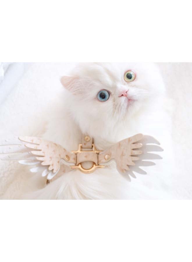 Dog Harness And Leash Set Beige 15.6inch - Image 3