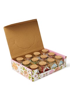 BABAZAM 12-Piece Luxury Jar Scented Candle Set Multicolour 7 x 5.5cm  - Image 1