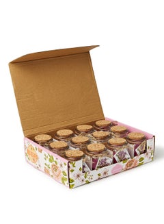 BABAZAM 12-Piece Luxury Jar Scented Candle Set Purple/White 7 x 5.5cm  - Image 1