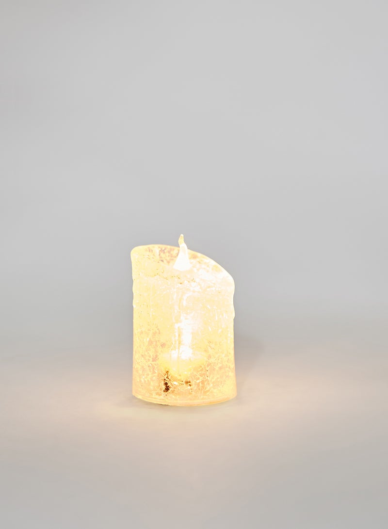 BABAZAM 24-Piece Heart Shape Battery Included LED Candle Set Medium Yellow 5.5 x 3.5cm - Image 3