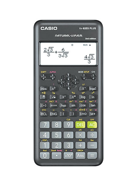Scientific Calculator Fx82Es Plus Black