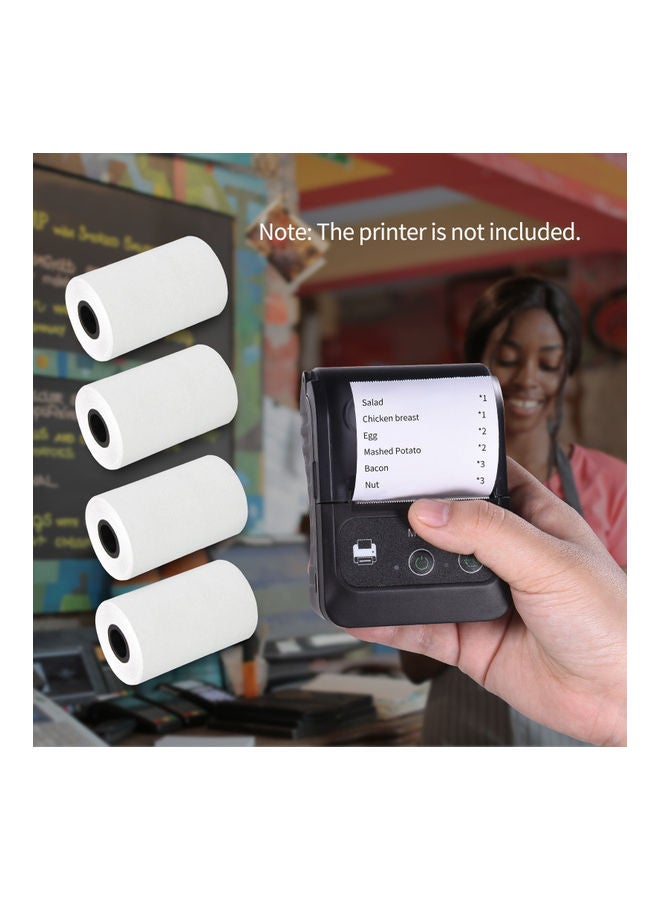 4-Piece Thermal Receipt Paper Rolls - Image 2