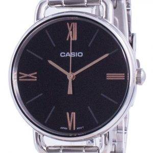 CASIO Women's Wrist Watch Water Resistant Round Stainless Steel Analog Ltp-E414D-1A - Image 2