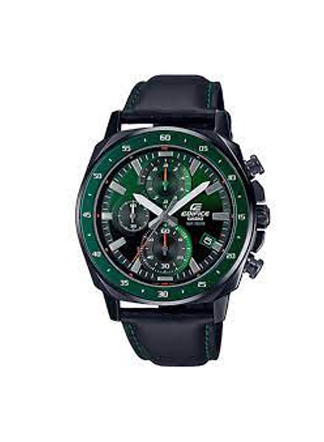 كاسيو ساعة يد عزام بسوار من الجلد طراز Efv-600Cl-3Avudf للرجال - Image 1