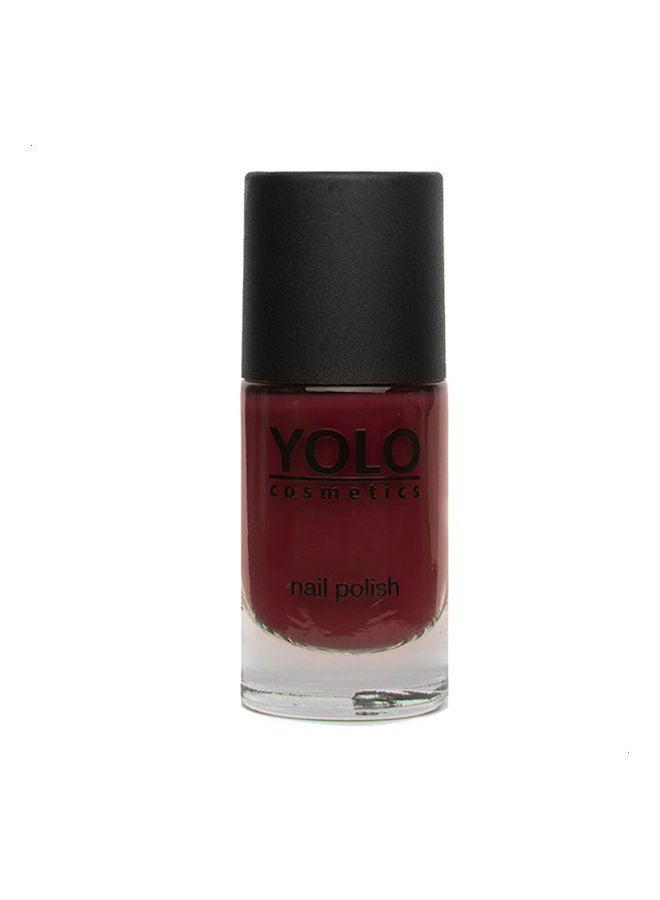 YOLO Flirt Nail Polish 204 Dark Red 