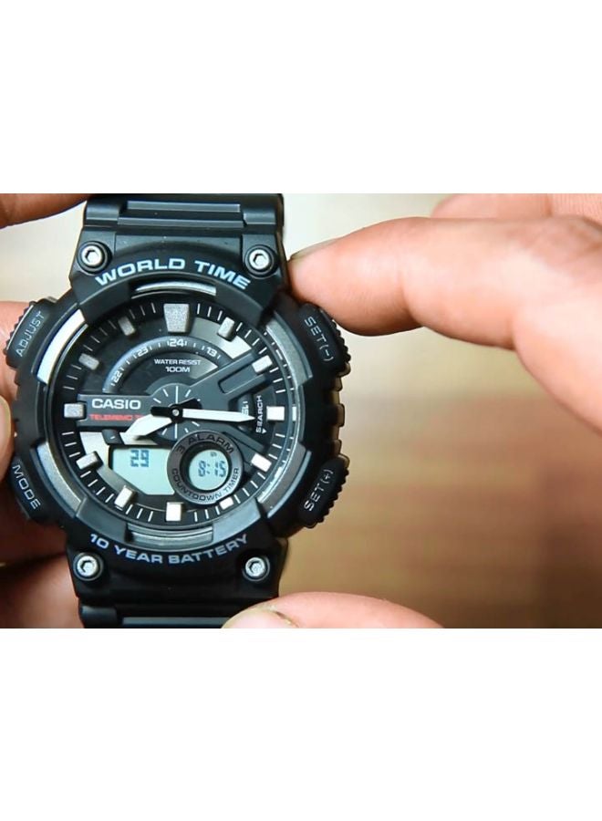 CASIO - Boys' Youth Series Quartz Digital Watch AEQ-110W-1AVDF - 47 mm - Black - Image 1