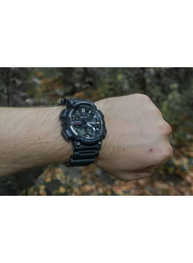 CASIO - Boys' Youth Series Quartz Digital Watch AEQ-110W-1AVDF - 47 mm - Black - Image 1