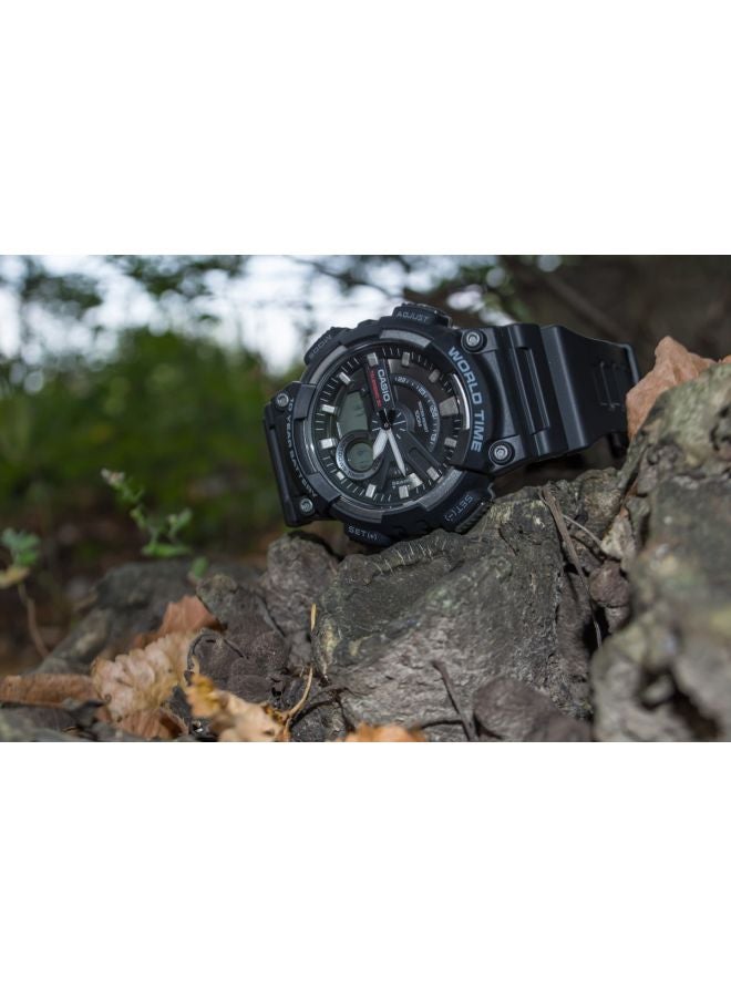 CASIO - Boys' Youth Series Quartz Digital Watch AEQ-110W-1AVDF - 47 mm - Black - Image 1
