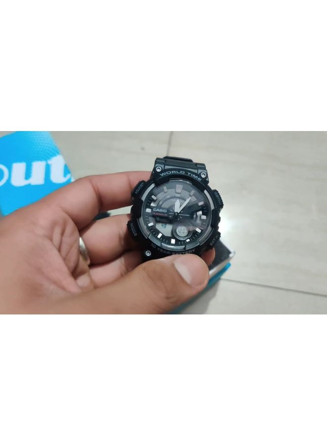 CASIO - Boys' Youth Series Quartz Digital Watch AEQ-110W-1AVDF - 47 mm - Black - Image 1