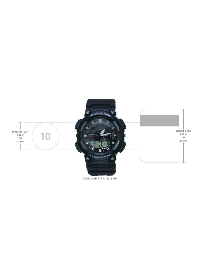 CASIO - Boys' Youth Series Quartz Digital Watch AEQ-110W-1AVDF - 47 mm - Black - Image 1