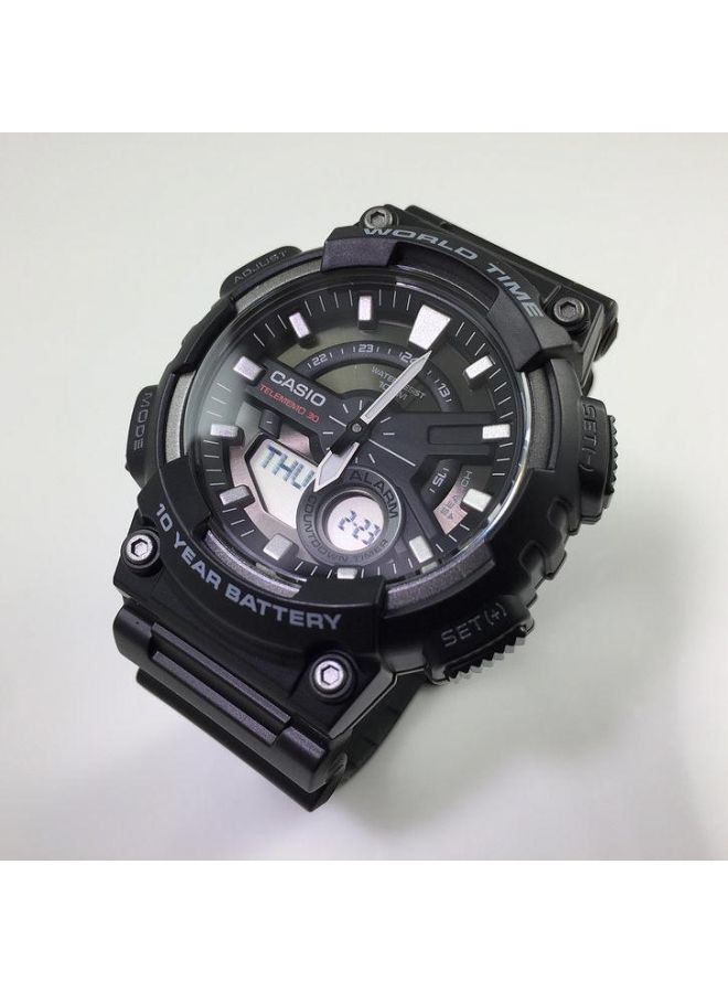 CASIO - Boys' Youth Series Quartz Digital Watch AEQ-110W-1AVDF - 47 mm - Black - Image 1