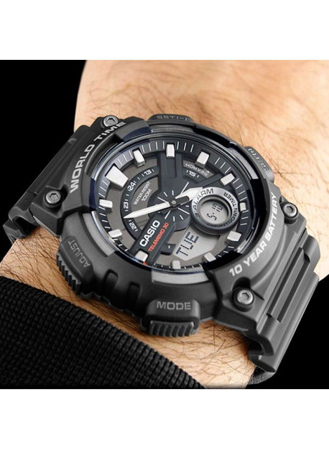 CASIO - Boys' Youth Series Quartz Digital Watch AEQ-110W-1AVDF - 47 mm - Black - Image 1