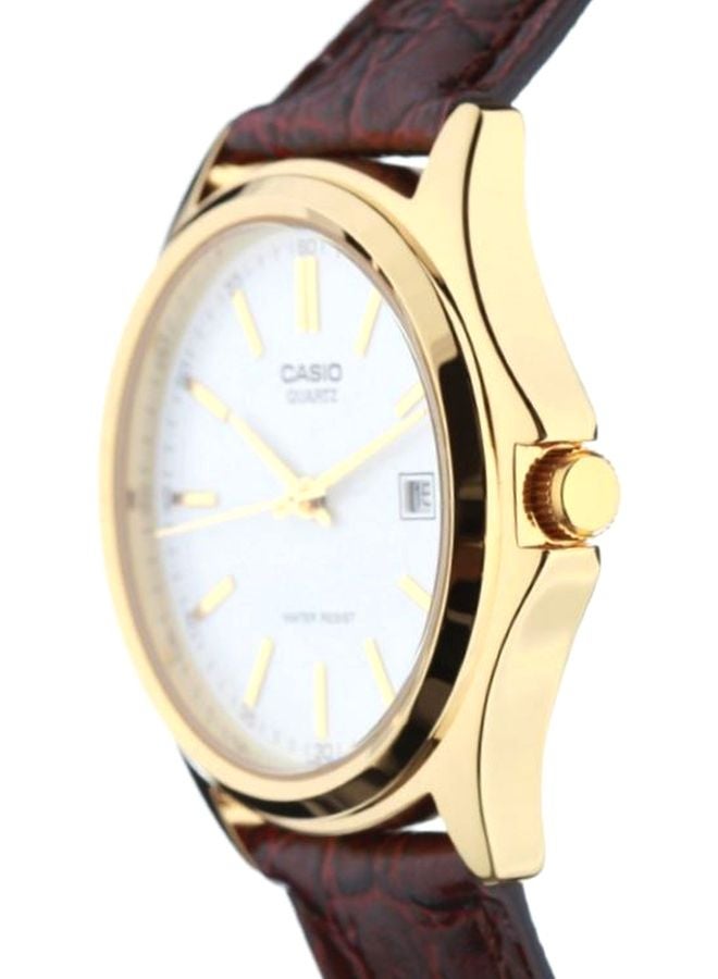 CASIO Women's Leather Quartz Analog Watch LTP-1183Q-7ADF - 32 mm - Brown - Image 3