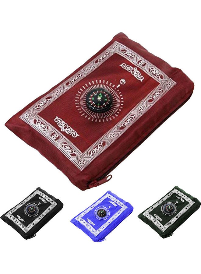 سجادة صلاة إسلامية محمولة أحمر 60 x 100سم - Image 2