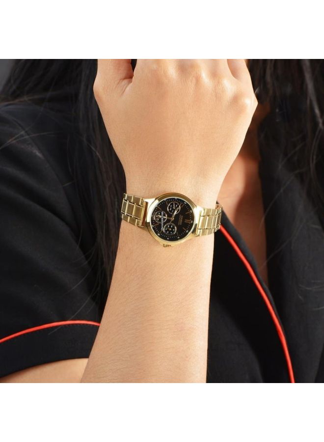 CASIO - Women's Stainless Steel Analog Watch LTP-V300G-1AUDF - 38 mm - Gold - Image 1