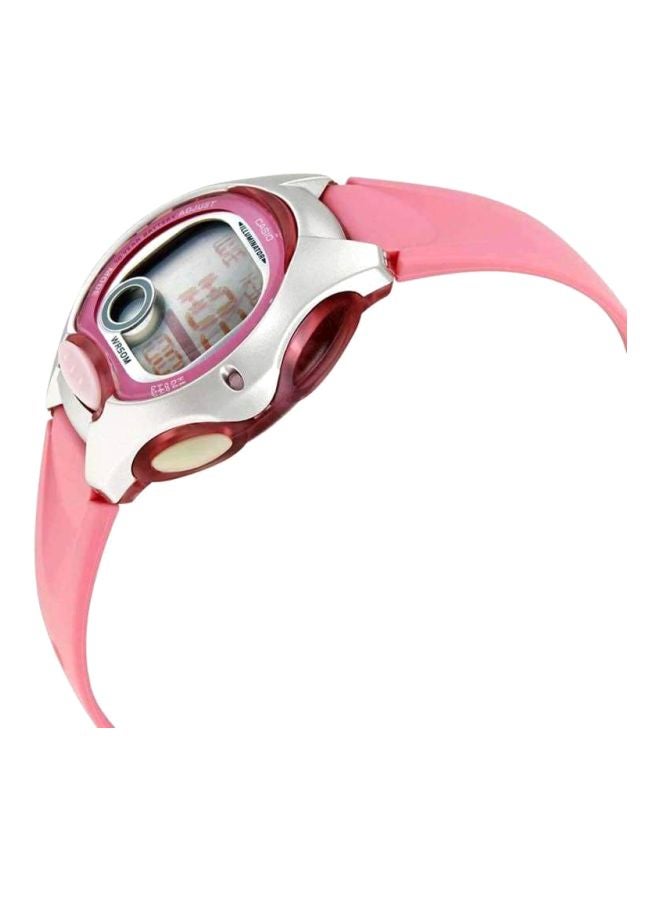 كاسيو ساعة يد رقمية ومقاومة للشباب طراز LW-200-4BV - 35 مم - لون وردي للنساء - Image 3