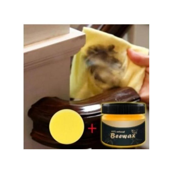 Generic - Beeswax for cleaning and polishing wood and furniture Gold - Image 1