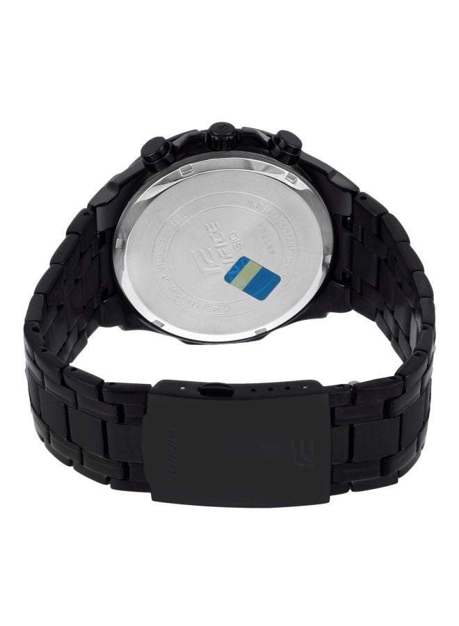 CASIO - Men's Edifice Water Resistant Chronograph Watch EFR-539BK-1AVUDF - Image 1