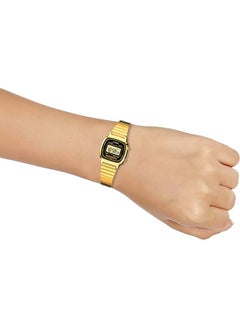 CASIO Women's Water Resistant Digital Watch LA670WGA-1DF - 25 mm - Gold  - Image 4