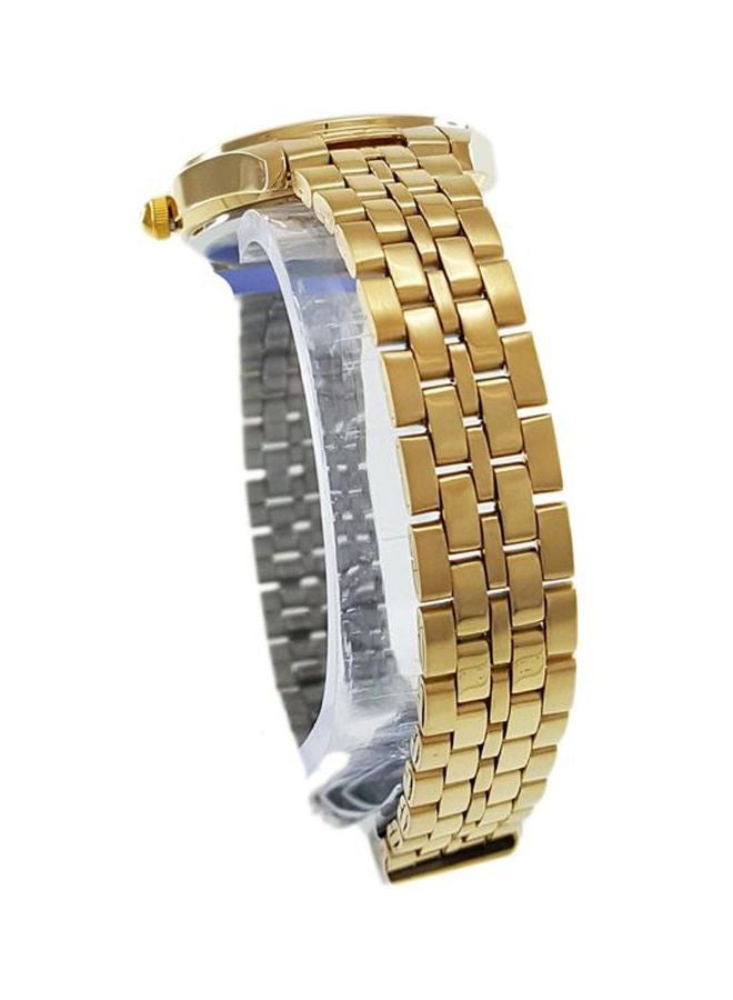 كاسيو ساعة يد إنتايسر بعقارب طراز LTP-1129N-7A - قياس 32 مم - لون ذهبي للنساء - Image 4