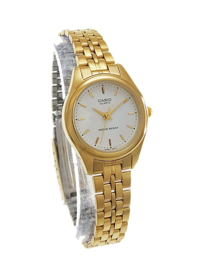 كاسيو ساعة يد إنتايسر بعقارب طراز LTP-1129N-7A - قياس 32 مم - لون ذهبي للنساء - Image 5