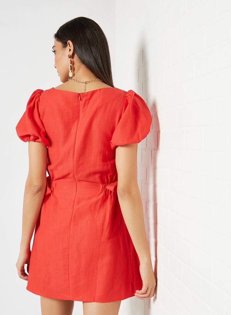 ELLIATT - Novel Dress Red - Image 1