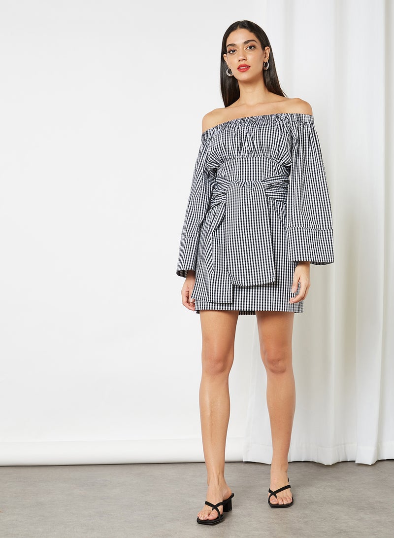 ELLIATT - Prelude Dress Black/White - Image 1