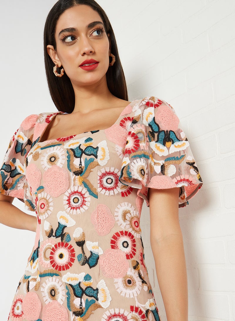 ELLIATT - Ceres Midi Dress Multicolour - Image 1