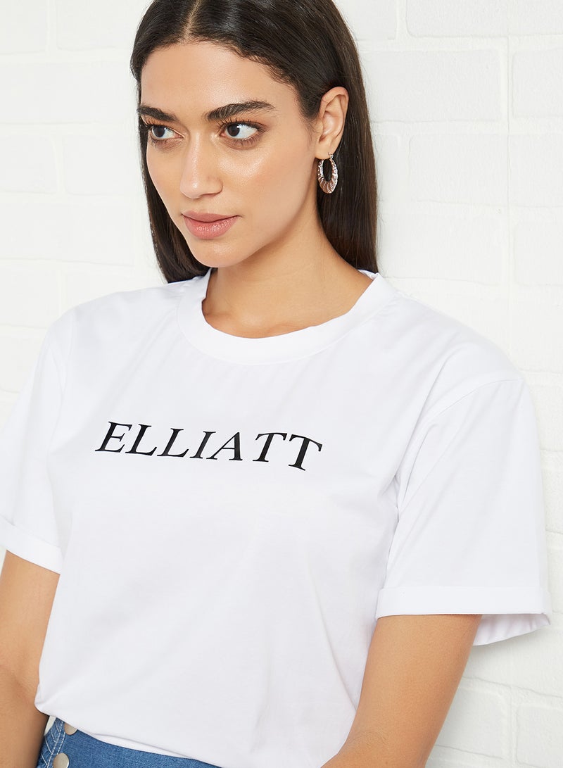 ELLIATT - Front Logo T-Shirt White - Image 1