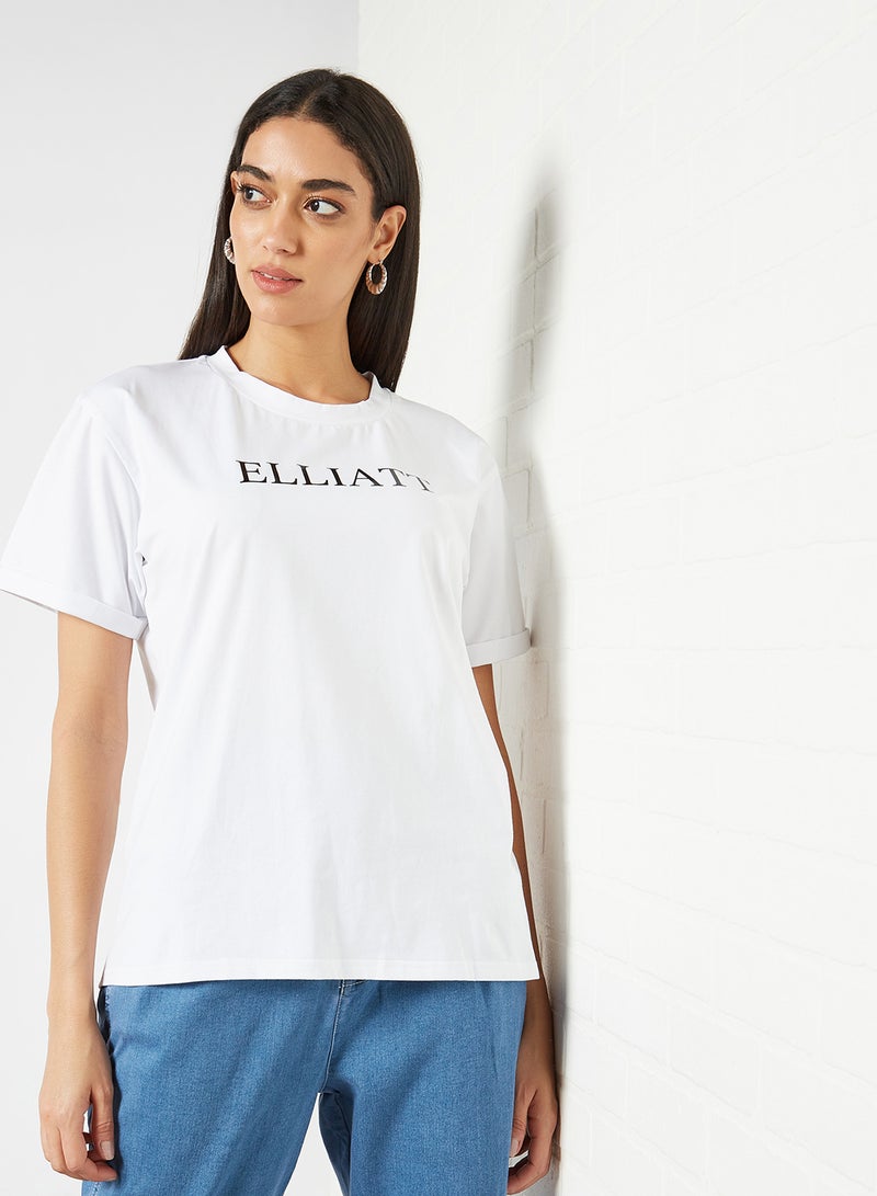 ELLIATT - Front Logo T-Shirt White - Image 1