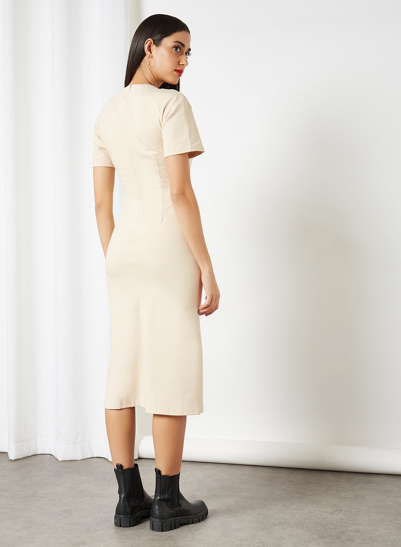 ELLIATT - Balneare Midi Dress Beige - Image 1