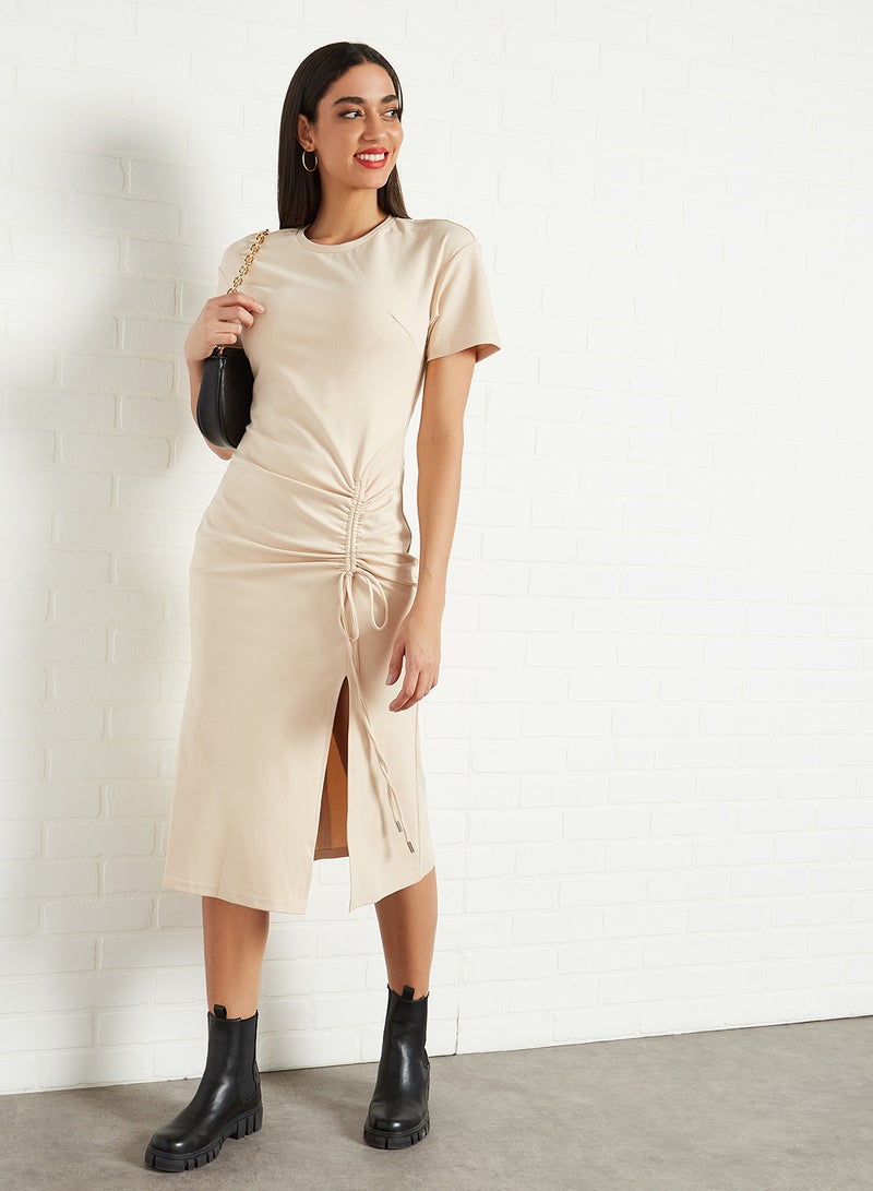 ELLIATT - Balneare Midi Dress Beige - Image 1
