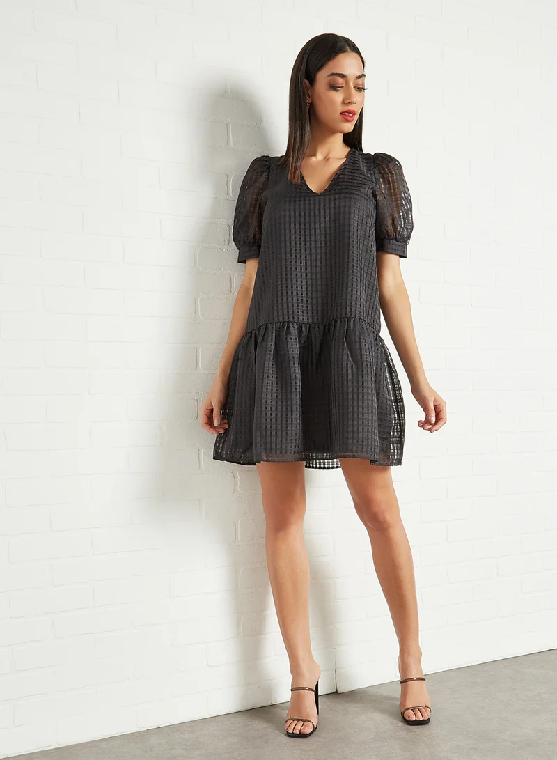 ONLY Patterned Mini Dress Phantom