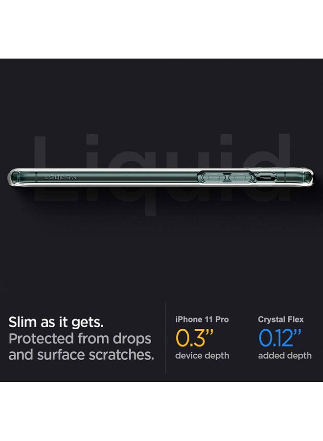 Spigen Flex Case Cover For iPhone 11 Pro Crystal Clear  - Image 4