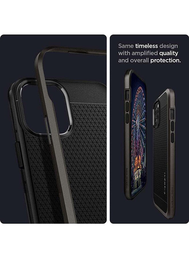 Spigen - Neo Hybrid Designed Case Cover For iPhone 12 Pro MAX Gunmetal - Image 1
