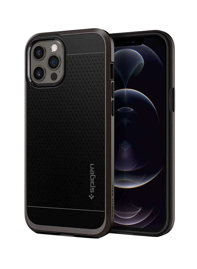 Spigen - Neo Hybrid Designed Case Cover For iPhone 12 Pro MAX Gunmetal - Image 1