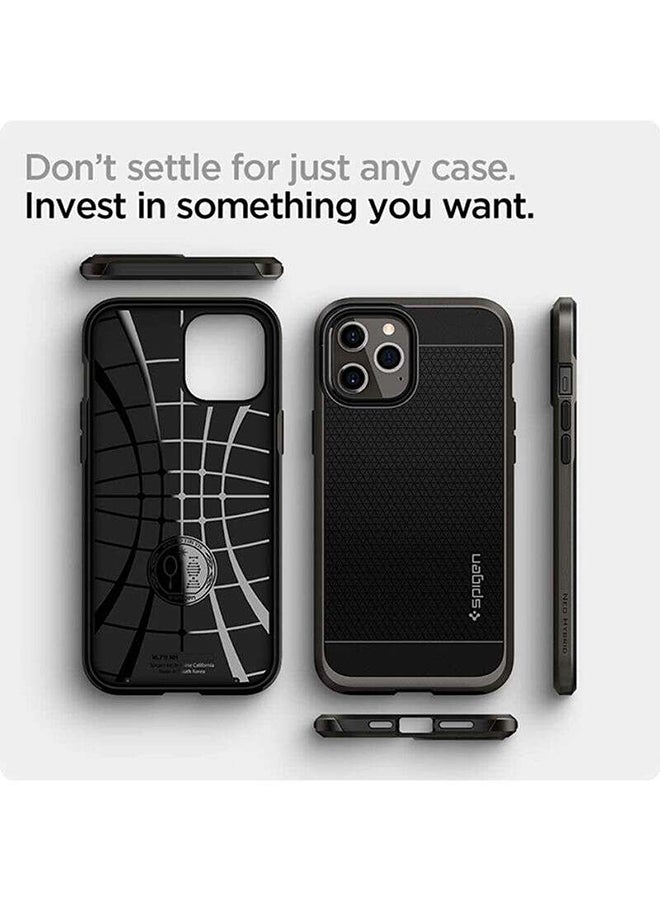 Spigen - Neo Hybrid Designed Case Cover For iPhone 12 Pro MAX Gunmetal - Image 1