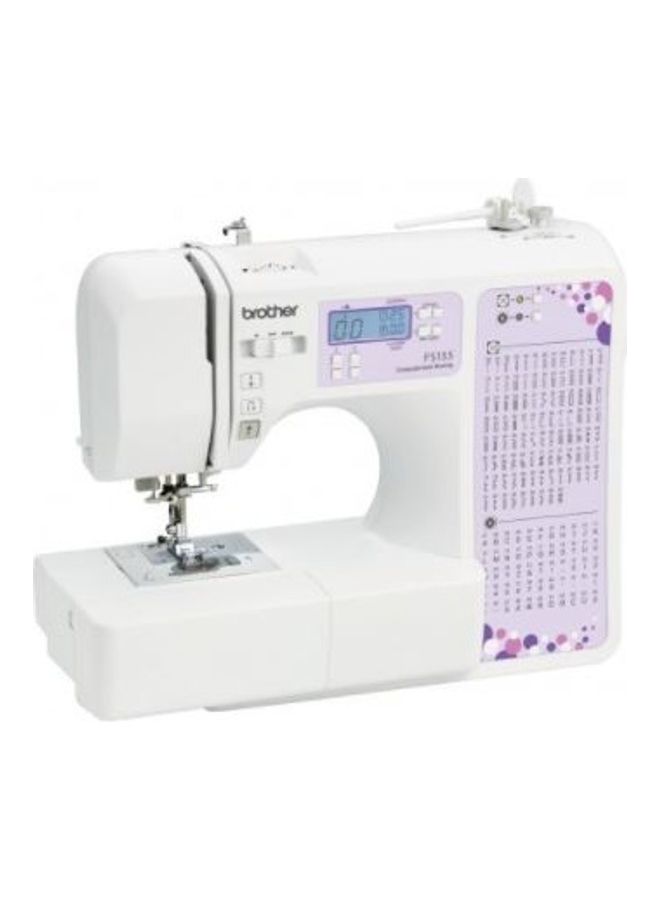 brother - Computerized Sewing Machine White/Purple - Image 1