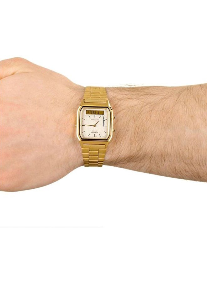 Men's Water Resistant Analog & Digital Quartz Watch AQ-230GA-9DMQ - 30 mm - Gold - v1619003559/N11954442A_9
