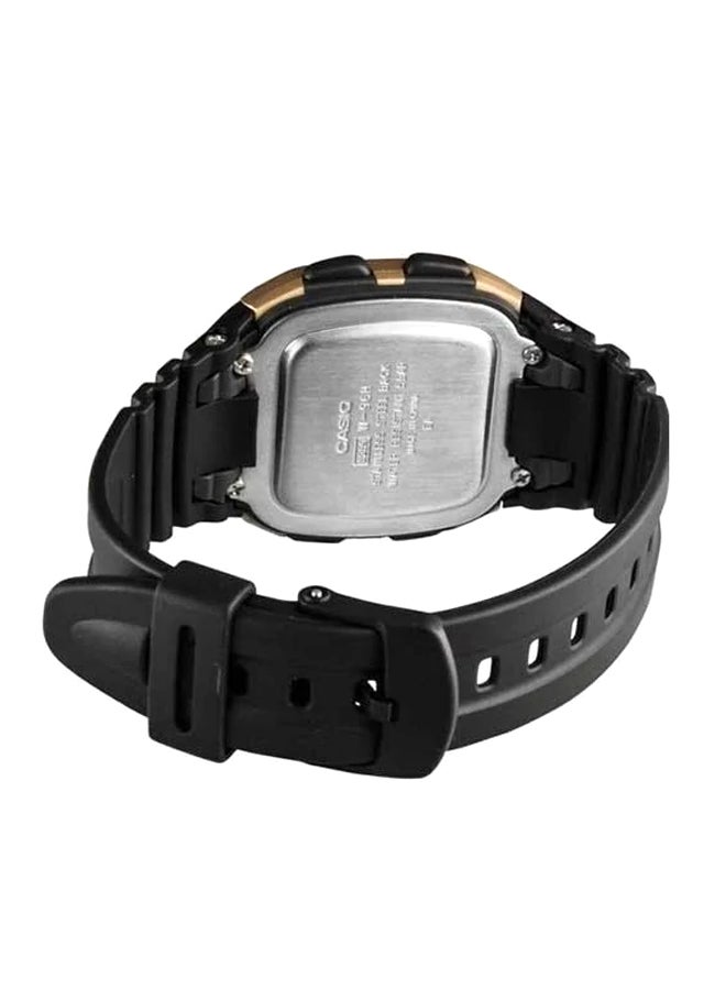 CASIO Men's Resin Digital Watch W-96H-9AVDF - 30 mm - Light Green - Image 2