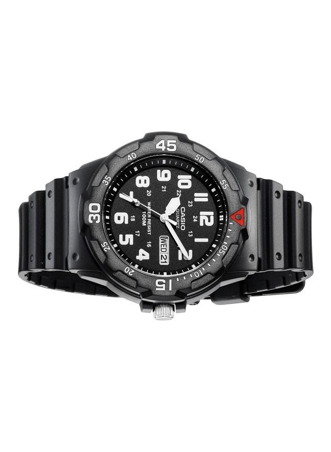 CASIO - Men's Dive Analog Watch MRW-200H-1BVDF - 48 mm - Black - Image 1