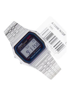 Men's Water Resistant Digital Watch A159WA-N1DF - 33 mm - Silver - v1619004369/N11816341A_6