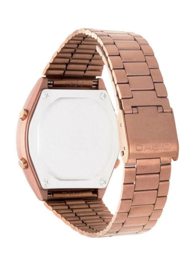 CASIO - Women's Vintage Water Resistant Digital Watch B640WC-5A - 39 mm - Gold - Image 1